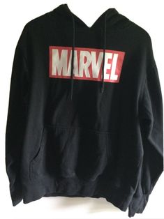 Marvel Hoodie Sweater. Size small Condition is "Pre-owned". Shipped with USPS Priority Mail. Small paint blemish on front. please look at pictures.. non smoker Marvel Stuff To Buy, Cotton Crew Hoodie With Logo Print, Marvel Outfit Ideas, Marvel Sweater, Marvel Outfits, Marvel Items, Marvel Hoodie, Marvel Merch, Marvel Hoodies