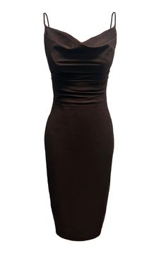 This elegant midi dress features a sleeveless design and a flattering cowl neck, making it a versatile choice for any occasion. The bodycon fit adds a touch of sophistication to this must-have piece. Shell: 90% Polyester, 10% Spandex Contrast: 100% Nylon  Lining: 95% Polyester, 5% Spandex Handwash Only Sleeveless Ruched Stretch Dress With V-neck, Elegant Midi Dresses, Stocking Fillers For Her, Medium Dress, Dress The Population, Luxury Dress, Dress C, Cowl Neck, Dress Brands