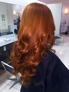 Gold Copper Hair, Orange Copper Hair, Tips Hair Color, Diy Haircare, Long Hair Style, Acrylic Nail Polish, Hair Gloss