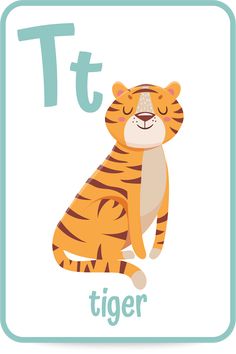 the letter t is for tiger