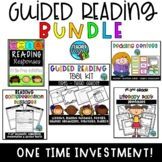 the guided reading bundle includes five books, one time investment and two activities to help students learn