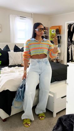 Urban Casual Outfits Black Women, Nola Outfits Black Women, Linen Pants Outfit Black Women, Fall Streetwear Outfits Black Women, Cold Summer Days Outfits, Streetwear Black Women Outfits, Waterpark Outfit, Best Dresses, Chill Outfits