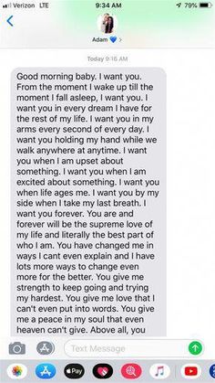 the text message was sent to someone who is not in love with her baby girl