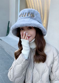 Stylish Khaki Fuzzy Fur Graphic Bucket HatMade of fine Fuzzy Fur.Hat Circumference: 59cm/23.01". Matches easily with daily hairstyle, dresses & Shirts Trendy Mini Bucket Hat For Winter, Trendy Winter Mini Bucket Hat, Daily Hairstyles, Fur Hat, Hat Making, Bucket Hat, Hats, Hair Styles, Grey