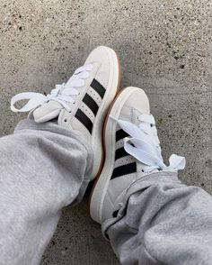 Adidas Campus 00s white, summer shoes, adidas shoes, summer shoes 2024. Addidas Shoes Campus 00s, Addidas Shoes Campus 00s Outfit, Shoes That Go With Everything, Shoes With Outfits, White Summer Shoes, 2024 Shoes