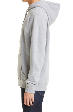 The renowned British label serves up long-lasting quality and comfort with this mélange hoodie crafted from supremely soft cotton French terry. Drawstring hood Kangaroo pocket 100% cotton Machine wash, dry flat Made in Portugal Men's Designer Clothing Heather Grey Fleece Hoodie With Double-lined Hood, Long Sleeve Hoodie With Double-lined Hood In Athletic Heather, Heather Cotton Sweatshirt With Drawstring Hood, Athletic Heather Cotton Hoodie With Double-lined Hood, Heather Cotton Hoodie With Drawstring Hood, Heather Hooded Sweatshirt With Drawstring, Heather Sweatshirt With Drawstring Hood, Heather Cotton Sporty Hoodie, Heather Grey Athleisure Hoodie With Adjustable Hood