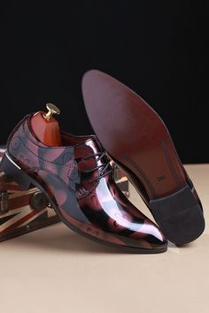 A classic dress shoe style has a neat modern look and the ease and comfort of a slip-on shoe. Crafted from fine leather they will put a stylish formal look in your every step. Fitted Slip-on Oxfords For Formal Occasions, Slip-on Brown Dress Shoes For Party, Brown Slip-on Dress Shoes For Party, Classic Wingtip Loafers For Party, Classic Brown Loafers For Party, Elegant Patent Leather Slip-ons For Business, Classic Brown Party Loafers, Elegant Brown Dress Shoes For Party, Elegant Brown Party Dress Shoes