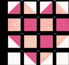 how to make an origami quilt block with four different squares and one square