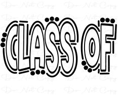 the word class off in black and white