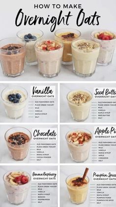 calorie deficit meal plan Resep Makanan Beku, Resep Vegan, Resipi Kek, Overnight Oats Healthy, Oatmeal Cups