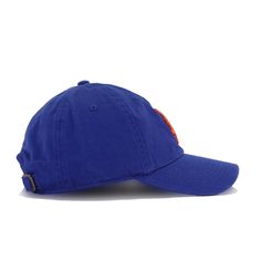 Adjustable hat. Cap is "One Size Fits Most" (OSFM). Flushing Faithful standard flair. Hat Material: 100% CottonCrown: Light Royal BlueVisor: Light Royal BlueButton: Light Royal BlueUndervisor: Light Royal BlueFront Logo: Orangeade’47: OrangeadeStrap: Light Royal Blue Classic Blue Cap Hat, Classic Blue Baseball Cap With Flat Brim, Classic Blue Flat Brim Baseball Cap, Classic Blue Baseball Cap One Size, Classic Blue Snapback Hat, Classic Blue Adjustable Snapback Hat, Blue Flat Brim Dad Hat, Blue Cotton Flat Brim Baseball Cap, Blue Cotton Hat With Curved Brim