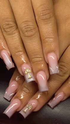 Cross Nails, Simple Acrylic Nails, Classy Acrylic Nails, Short Square Acrylic Nails, Long Acrylic Nails Coffin, Acrylic Nails Coffin Pink, Unique Acrylic Nails