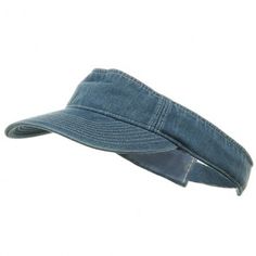 Denim Visor-Lt Blue Mens Visor, Denim Hats, Pro Bow, Sun Visor Hat, Women Hats Fashion, Military Cap, Cap Collection, Denim Hat, All Jeans