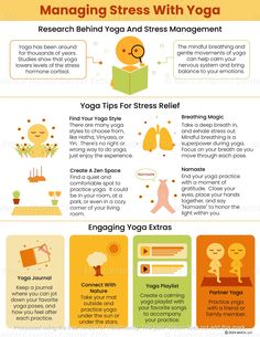 Yoga for Stress Management Handout for Kids and Teens Quiet Corner