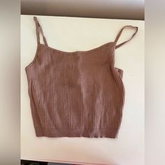 Never Worn, Brown Color, New With Tags Casual Brown Cami Crop Top, Casual Brown Tank Top For Spring, Brown Cotton Tank Top For Day Out, Summer Brown Cami Top, Brown Casual Tank Top For Vacation, Casual Brown Tank Top For Vacation, Spring Brown Tank Top For Day Out, Pacsun Tops, Pacsun