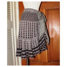 Women's Skirt Tunic Shawl  Crochet Clothing  by AnnieBriggs, $125.00 Shawl Crochet, Crochet Clothing, Crochet Shawl