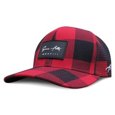 PRICES MAY VARY. 100% Cotton Imported Snap closure Hand Wash Only Red Trucker Hat, Red Baseball Cap, Mens Trucker Hat, Reds Baseball, Red Flannel, Hat Ideas, Hat For Men, Quality Hats, Hat For Man