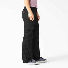 Women's Cargo Pants | Relaxed, Straight | Dickies - Dickies US Womens Dickies Outfit, Dickie Pants, Dickies Pants Outfits Women, Womens Dickies, Black Cargos, Dickies Outfit, Dickies Cargo Pants, Women's Cargo Pants, Pants For Work