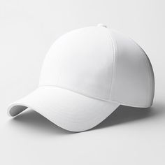 White Casual Blank Hat, Solid Six-panel Dad Hat For Baseball Season, Basic Solid Six-panel Baseball Cap, Basic Solid Color Six-panel Baseball Cap, Basic Solid Color Dad Hat One Size Fits Most, Hat Mockup, Cap Mockup, Casual Solid Color Trucker Hat For Sports Events, Basic Solid Color Snapback Dad Hat