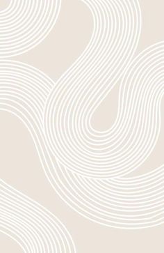 a beige and white wallpaper with wavy lines in the shape of waves on it