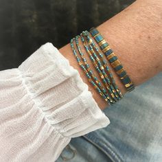 Set of Two Bracelets Dainty Wrap Bracelet Tila Bracelet | Etsy Silk Cord Bracelet, Bracelets Dainty, Tila Beads, Silk Bracelet, Boho Wrap Bracelet, Diy Bracelets Patterns, Garnet Bracelet, Silk Cord, Cord Bracelet