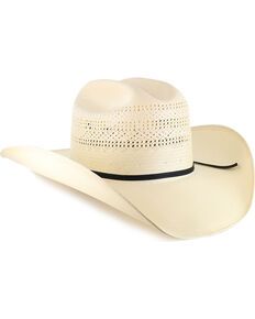 Resistol 20X Chase Straw Cowboy Hat, Natural Straw Cowboy Hat, Sweat Band, Hat Band, Cowboy Hat, Summer Hats, Straw Hat, Western Wear, Cowboy Hats, Straw