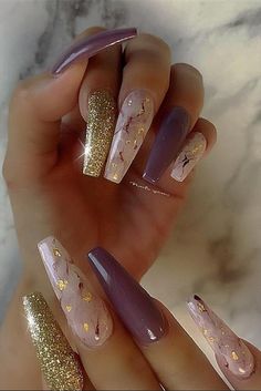 Nails With Different Colors, Acrylic Coffin Nails, Classy Nail Designs, Acrylic Coffin, Glam Nails, Fabulous Nails