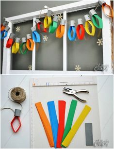 The holiday decorating season is nearly among us and I could not be more excited. I started weeks ago making so many DIY Christmas ornaments and decorations. I typically make a lovely garland for my Diy Garland Ideas, Garland Ideas, Christmas Classroom, Diy Garland, Groundhog Day, Christmas Crafts For Kids, Holiday Decorating, Winter Crafts