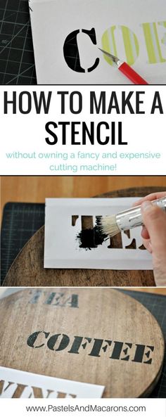 how to make a stencil with cutting machine