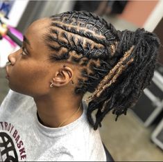 Hairstyles For Locs, Loc Buns, Locs Retwist, Dreads Short Hair, Natural Crown, Dreads Styles For Women