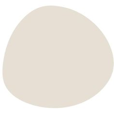 a white oval painted in the same color