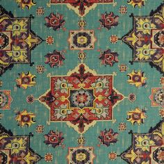 Clarke And Clarke Fabric, Kilim Design, Designer Upholstery Fabric, Aqua Fabric, Kilim Fabric, Modern Upholstery, Upholstery Cleaner, Sofa Upholstery, Chair Upholstery