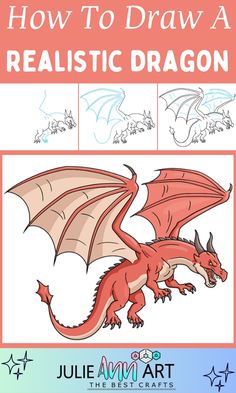 how to draw a realistic dragon