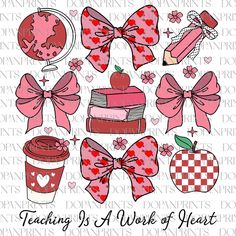 teaching is a work of heart svg file for cricut and silhouettes