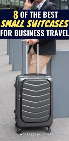 You Definitely need a small suitcase luggage If you travel for work constantly. There are a lot of options out there which make your final decision harder. Check out these pretty luggage and stylish luggage that will match your business trip outfit, and make your next business trip way more professional. #travelingtips #travelforwork #luggage #suitcaseluggage #luggagehack #travelbags #businesstravellife Small Suitcases, Meeting With Clients, Travel For Work, Trip Outfit