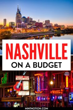 Nashville on a budget: Travel guide for first-timers Must Go Places In Nashville, Nashville On A Budget Tips, Cheap Things To Do In Nashville, Nashville Honeymoon, Nashville On A Budget, To Do Nashville, Nashville Hotels Downtown, Nashville Attractions, Nashville Broadway