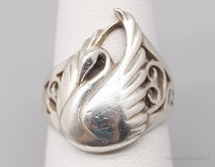 Please review FAQs below for quick help with common questions like resizing ❤️ https://www.etsy.com/shop/Working925Jewelry#more-section In order to expedite our listing process and minimize mistakes we use photography to show our items' details and we include item specifics in the listing photos. Please review all photographs for details on item specifics like size and weight. Hallmarks, ring sizes, gram weight, chain length, pendant length, etc. will be shown in photos.  If you require addition Swan Heart, Swan Ring, Gemstone List, Vintage Sterling Silver Rings, Common Questions, Wide Band Rings, Ring Fit, Favorite Rings, 925 Jewelry