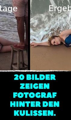 two pictures of a woman laying on the beach with her legs spread out and feet in the water