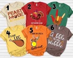 Funny Thanksgiving Shirts, Fall Thanksgiving day shirt Turkey shirt, family thanksgiving shirts, funny Thanksgiving tee t-shirts C-26102201 👉Adult Unisex T-Shirt brand is BELLA + CANVAS - 100% Airlume combed and ringspun cotton (fiber content may vary for different colors) - Light fabric (4.2 oz/yd² (142 g/m - Retail fit - Tear away the label - Runs true to size 👉Youth T-Shirt brand is GILDAN - 100% Cotton (fiber content may vary for different colors) - Light fabric (5.3 oz/yd² (180 g/m - Classic fit - Tear away the label - Runs true to size 👉Infant/Toddler/Bodysuit brand is RABBIT SKINS - 100% Combed ringspun cotton (fiber content may vary for different colors) - Light fabric (4.5 oz/yd² (153 g/m - Tear away the label 👉Unisex Jersey Tank brand is BELLA + CANVAS - Extra Light fabric (3 Classroom Thanksgiving Shirts, Funny Thanksgiving Shirts Nurses, Family Thanksgiving Shirts, Funny Thanksgiving Shirts, Thanksgiving Tee, Turkey Shirts, Family Thanksgiving, Funny Thanksgiving, Thanksgiving Shirts