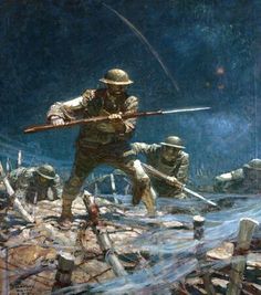 Night Raid, American Illustration, Combat Art, Historical Art, Military Art, Pics Art