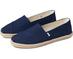 TOMS Alpargata Rope | Zappos.com Rope Wrapped, Printed Canvas, Toms Shoes, The Community, On Off, Capsule Wardrobe, Breathable Fabric, Women's Shoes, Casual Looks