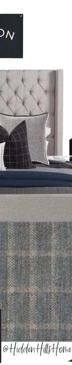 an image of a bed that is in the middle of a advertisement for it's mattress