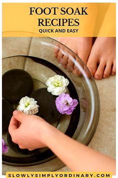 Indulging in a foot soak is a great self-care activity you can do on a budget. Use ingredients that you already have at home, and have a relaxing "me time."