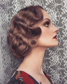 1920 Hair, 1930s Hair, Pin Curl, Modern Makeup, 1950s Hairstyles, 1920s Hair, Dramatic Hair