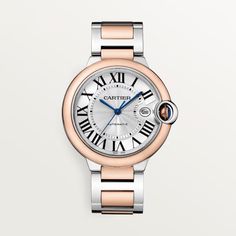 Cartier BALLON BLEU DE CARTIER WATCH - W2BB0034 Watches Bracelet Cartier, Interchangeable Bracelet, Gold Watches Women, Cartier Ballon Bleu, Automatic Watches For Men, Cartier Watch, Unisex Watches, Mechanical Movement, Two Tone Watch