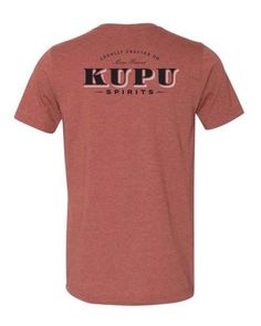 a red shirt with the words kupu spirit on it