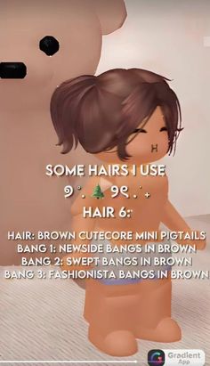 some hairs i use for hair 6