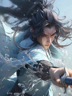 Asian Style Art, C Anime, Pretty Images, Realistic Art, Character Design Male, Handsome Anime Guys, Fantasy Artwork, Funky Art