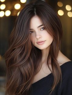 Fall Hair Colors for Brunettes: Top Trending Shades for Autumn Burnette For Fall 2023, Brown And Caramel Balayage, Fall Hair Colors For Brunettes, Best Fall Hair Colors, Chestnut Highlights, Shades Of Brunette, Colors For Brunettes, Hair Colors For Brunettes