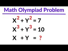 a whiteboard with the words math olympics problem written in purple and red letters on it